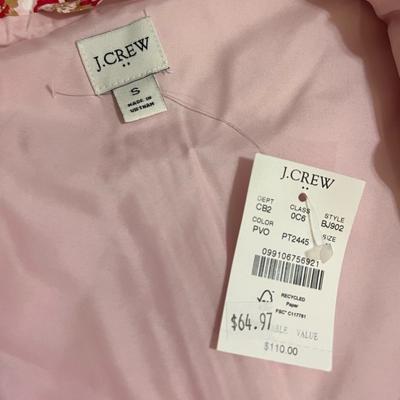 NWT J. Crew Puffer Vest with Snap Pockets - Picture 7 of 8